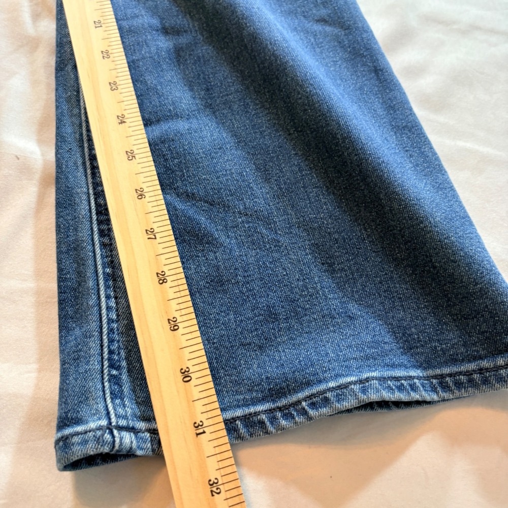 Old Navy Wow Flare Jeans Womens 4 Blue High Rise Stretch Denim Bell Bottoms - Picture 8 of 9